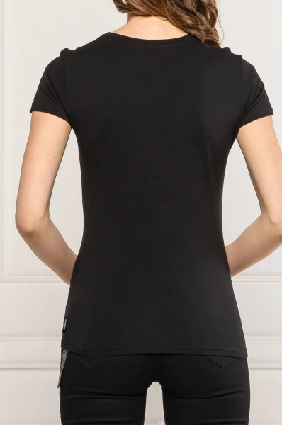 marškinėliai | slim fit Emporio Armani juoda