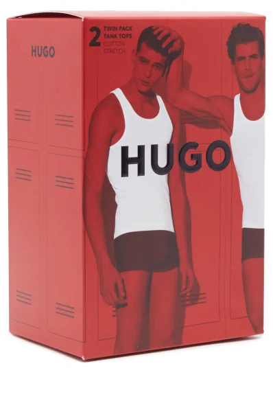 Tank top 2 vnt. | Regular Fit Hugo Bodywear grafito