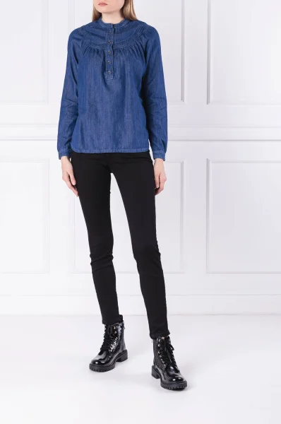 marškiniai alicia | regular fit | denim Pepe Jeans London mėlyna