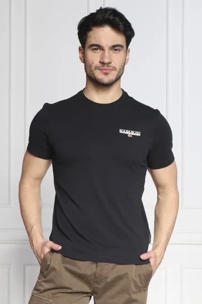Marškinėliai MARINE | Regular Fit Napapijri juoda