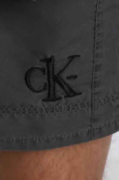 Maudymosi šortai | Regular Fit Calvin Klein Swimwear grafito