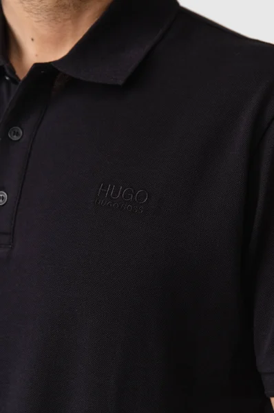 polo marškinėliai donos | regular fit HUGO juoda