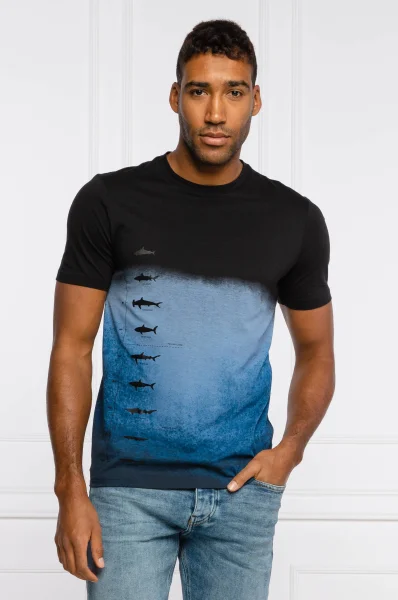 Marškinėliai Tima 4 | Regular Fit | pima BOSS ORANGE juoda