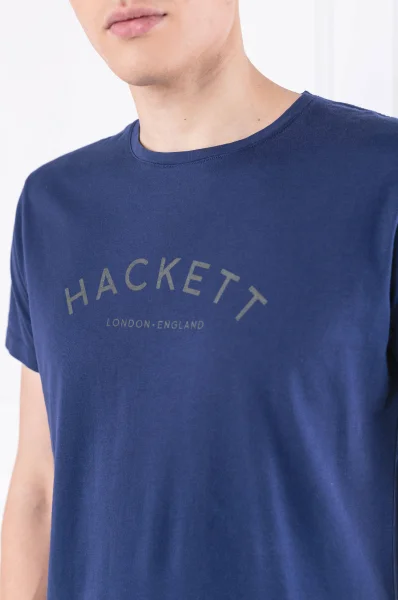tėjiniai marškinėliai | classic fit Hackett London tamsiai mėlyna