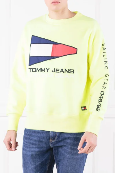 džemperis tjm 90s | regular fit Tommy Jeans juodai-balta