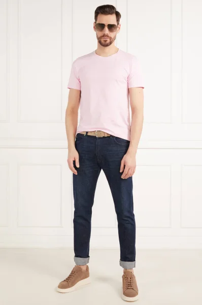 Marškinėliai Kyran | Slim Fit Oscar Jacobson rožinė