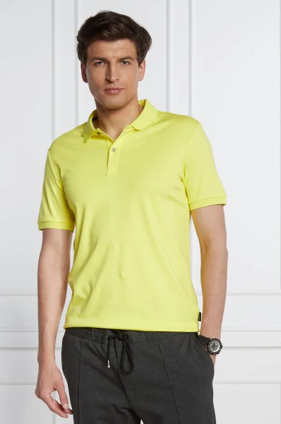 polo marškinėliai | Slim Fit Calvin Klein geltona
