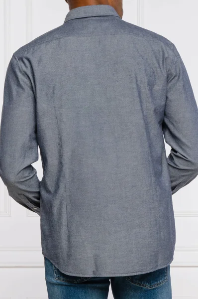 Marškiniai Ermo | Casual fit HUGO tamsiai mėlyna