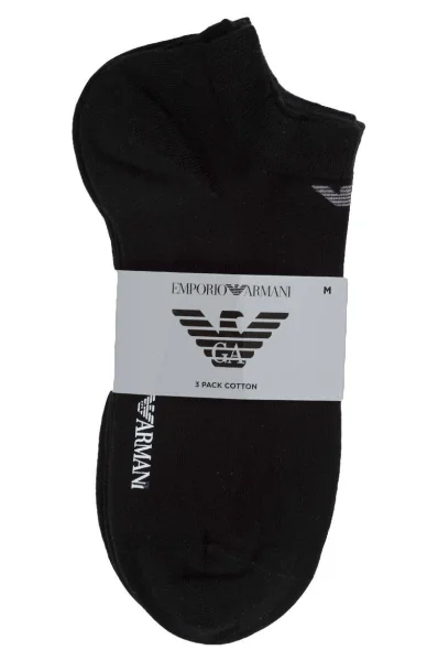kojinės 3-pack Emporio Armani juoda