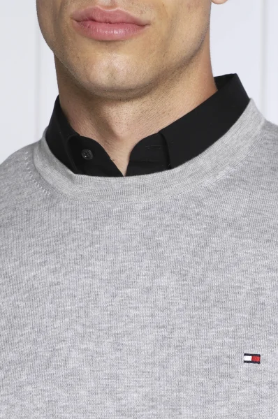 megztinis core | regular fit | su šilko priemaiša Tommy Hilfiger garstyčių