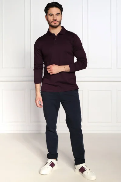 polo marškinėliai SMOOTH | Slim Fit Calvin Klein violetinė