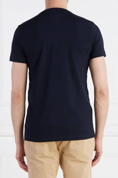 Marškinėliai | Slim Fit Tommy Hilfiger tamsiai mėlyna