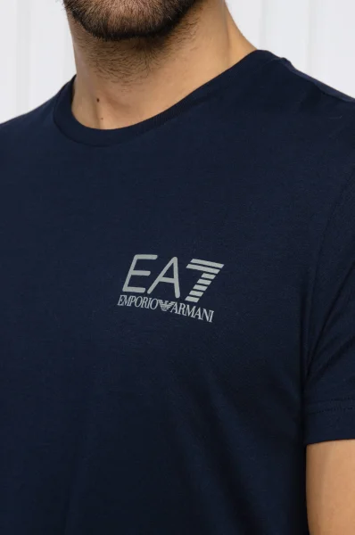 marškinėliai | regular fit EA7 tamsiai mėlyna