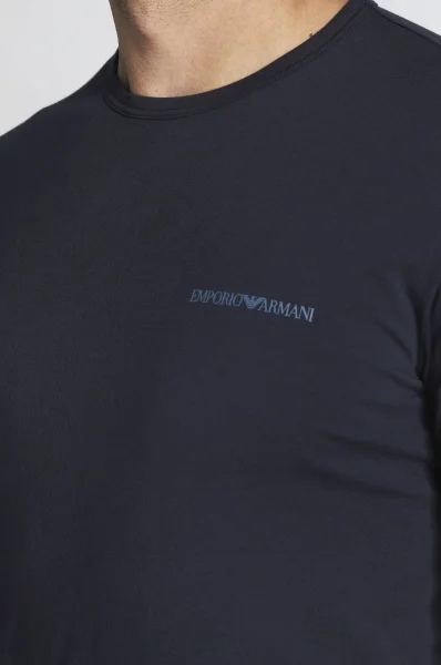 Marškinėliai 2 vn | Regular Fit Emporio Armani tamsiai mėlyna