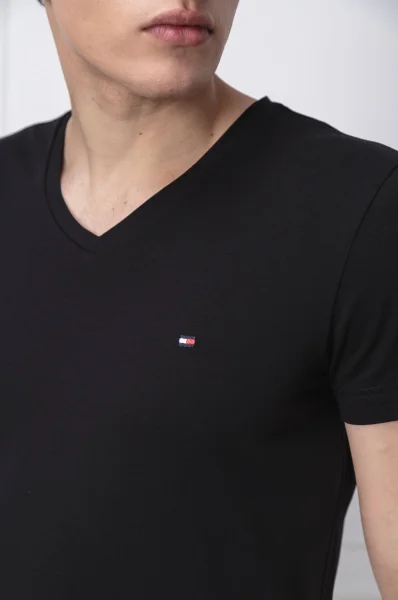 tėjiniai marškinėliai core | slim fit | stretch Tommy Hilfiger juoda