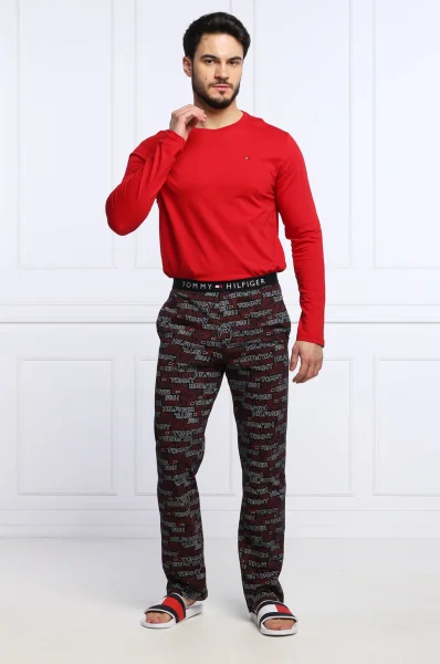 Pižama | Regular Fit Tommy Hilfiger raudona