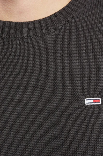 Megztinis | Regular Fit Tommy Jeans juoda