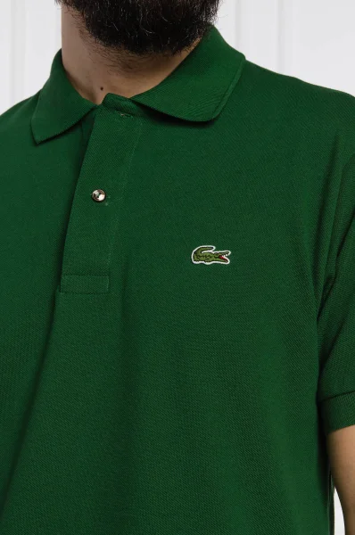 polo marškinėliai | Classic fit | pique Lacoste žalia