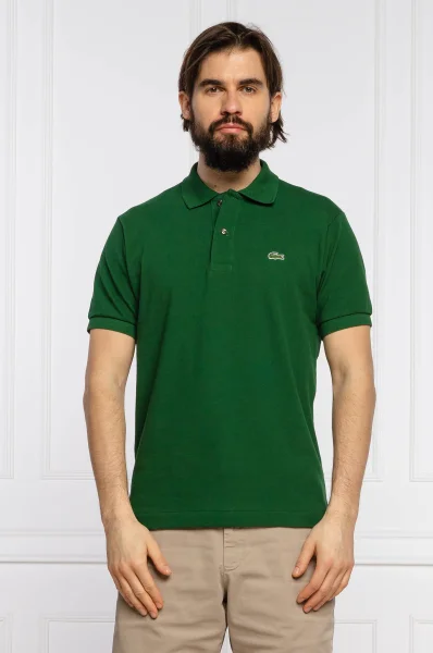 polo marškinėliai | Classic fit | pique Lacoste žalia
