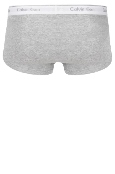 trumpikės 3-pack Calvin Klein Underwear pilka