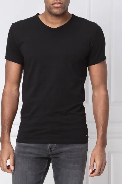Marškinėliai 3 vn | Slim Fit Tommy Hilfiger Underwear juoda