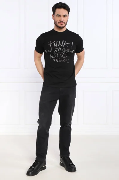 Marškinėliai MAPAND | Regular Fit John Richmond juoda