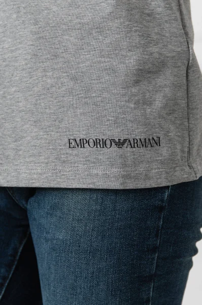 tėjiniai marškinėliai | regular fit Emporio Armani pilka