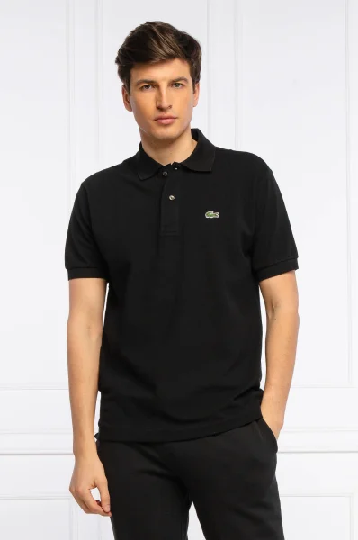 polo marškinėliai | Classic fit | pique Lacoste juoda