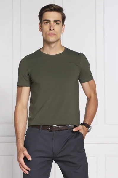 Marškinėliai Kyran | Slim Fit Oscar Jacobson žalia