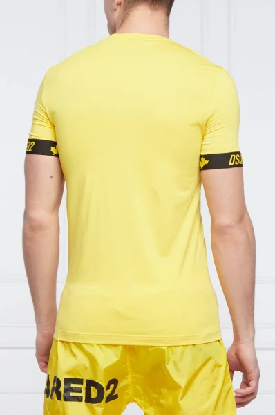 Marškinėliai | Slim Fit Dsquared2 geltona