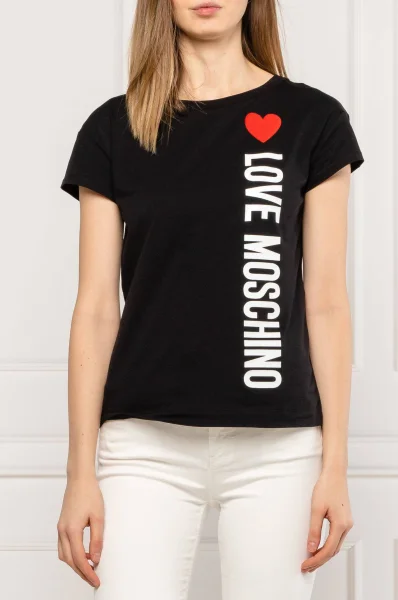 Marškinėliai | Regular Fit Love Moschino juoda