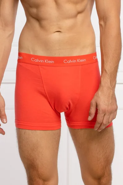 Trumpikės 3 vnt. Calvin Klein Underwear koralų