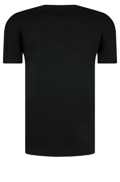 Marškinėliai Labelled | Regular Fit Hugo Bodywear juoda