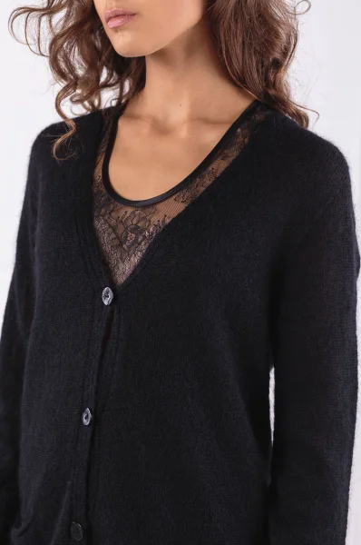megztinis + apatinukai | regular fit TWINSET juoda