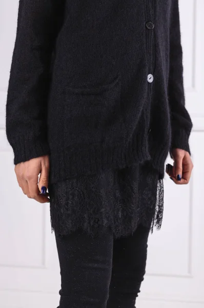 megztinis + apatinukai | regular fit TWINSET juoda