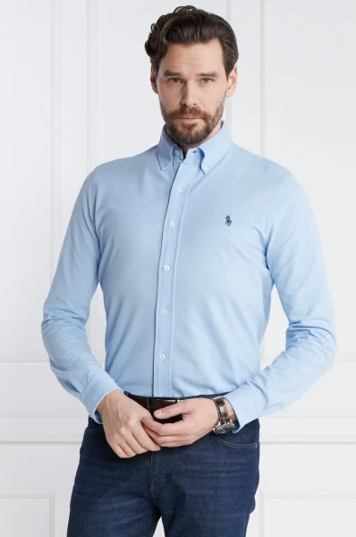 Marškiniai | Regular Fit | pique POLO RALPH LAUREN žydra