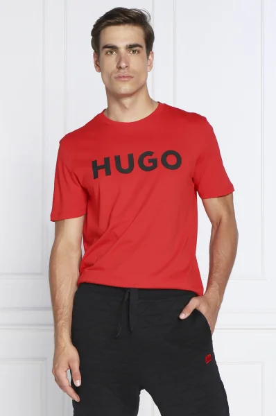Marškinėliai Dulivio | Regular Fit HUGO raudona