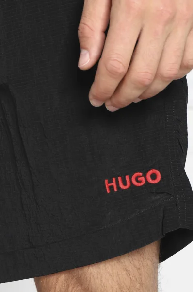 Maudymosi šortai FUJI | Regular Fit Hugo Bodywear juoda