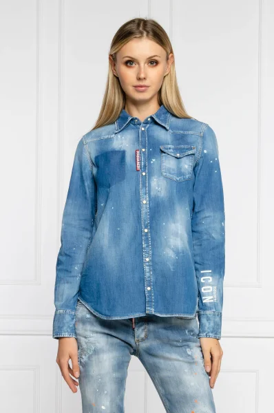 Marškiniai | Regular Fit Dsquared2 mėlyna