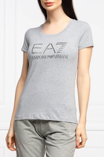 marškinėliai | regular fit EA7 pilka