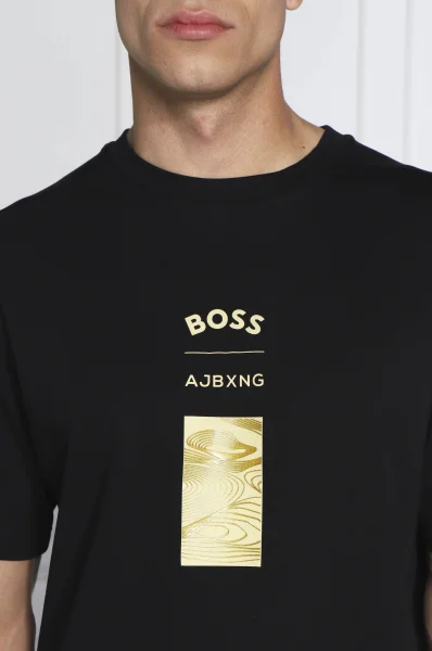 Marškinėliai BOSS x AJBXNG | Regular Fit BOSS GREEN juoda