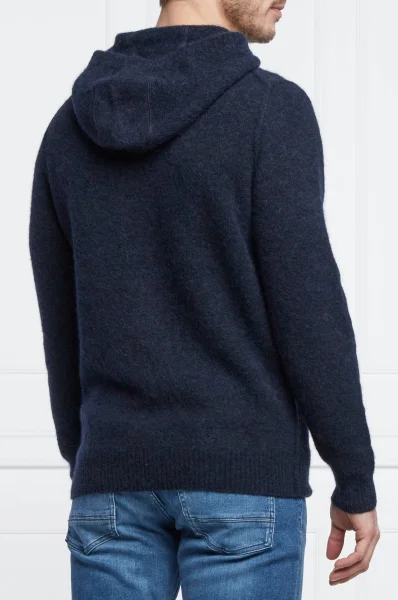 Vilnonė džemperis Karletto | Regular Fit BOSS ORANGE tamsiai mėlyna