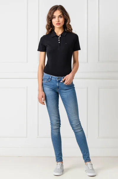 polo marškinėliai original | regular fit Tommy Jeans juoda