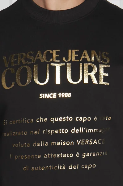 Džemperis | Regular Fit Versace Jeans Couture juoda