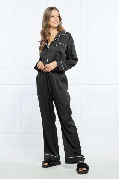 Pižamos kelnės PAULA | Relaxed fit Juicy Couture juoda