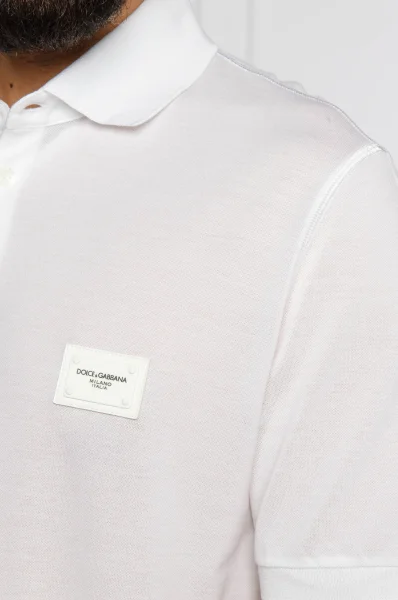 polo marškinėliai | Regular Fit Dolce & Gabbana balta