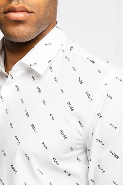 marškiniai ronni | slim fit BOSS BLACK balta
