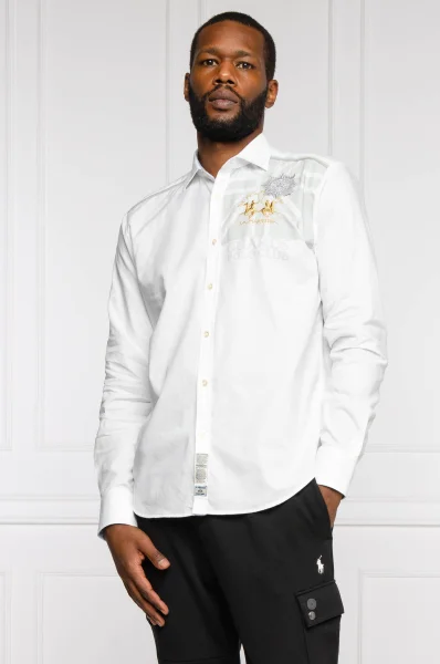 Marškiniai OXFORD | Regular Fit La Martina balta