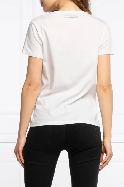 Marškinėliai Mini Ikonik Choupette | Regular Fit Karl Lagerfeld balta