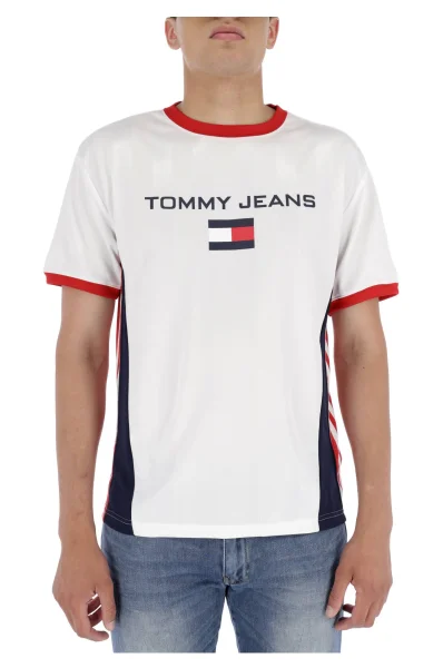 marškinėliai 90s signature football | regular fit Tommy Jeans balta